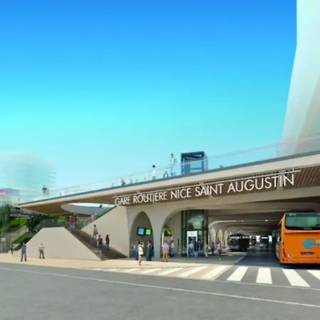 Grand Appartement, 2 Ou 3 Ou 4 Pieces, Tramway Sur Place, Proche Gare Sncf St Augustin 5 Min, Aeroport A 7 Min, Ou Allianz Riviera 10 Min, Palais Nikaia 2 Min , Supermarche Sur Place, Parking Possible Si Disponible Ou Payant A 1000 Metre Appartement